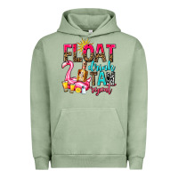 Pigment Oil Green float drink tan repeat Urban Hoodie - AdoDesignShop