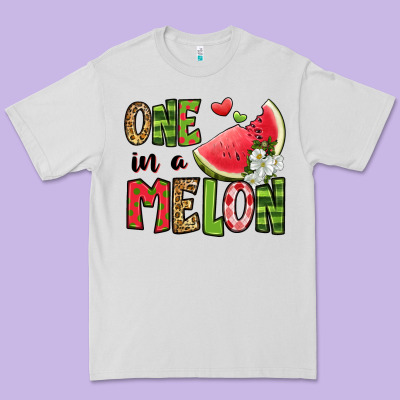 One In A Melon Watermelon Premium Tee Designed By Jasminsmagicworld