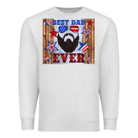 Best Dad Ever American Flag Premium Sweatshirt | Teevron