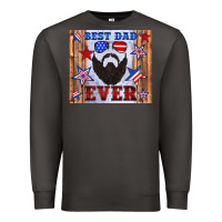 Smoke best dad ever american flag Premium Sweatshirt - Artiststas