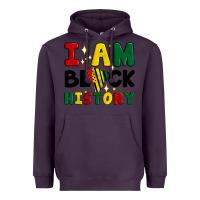 Plum i am black history Heavyweight Hoodie - Artiststas