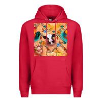 Cardinal western farm animals seamless pattern Premium Hoodie - BundleAndBundleShop