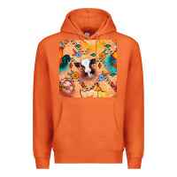 Carrot western farm animals seamless pattern Premium Hoodie - BundleAndBundleShop