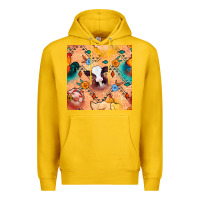 Lemon western farm animals seamless pattern Premium Hoodie - BundleAndBundleShop