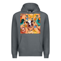 Rock western farm animals seamless pattern Premium Hoodie - BundleAndBundleShop
