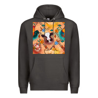 Smoke western farm animals seamless pattern Premium Hoodie - BundleAndBundleShop
