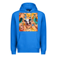 True Royal western farm animals seamless pattern Premium Hoodie - BundleAndBundleShop