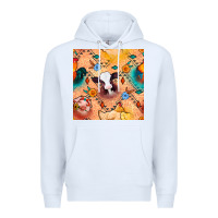 White western farm animals seamless pattern Premium Hoodie - BundleAndBundleShop