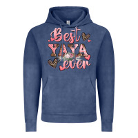 Vintage Denim best yaya ever mother's day Vintage Hoodie - CowGirlArtShop