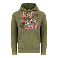 Vintage Olive best yaya ever mother's day Vintage Hoodie - CowGirlArtShop