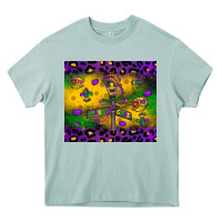 Arona mardi gras street lights Heavy Core Tee - LillyAllenDesigns