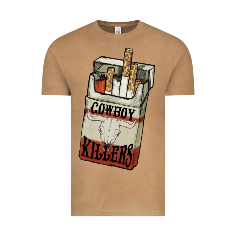 Cowboy Killers Cigarette Package Vintage Tee by HowdyJamesFarm | Teevron