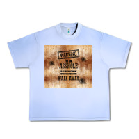 Grape Ice warning i'm an asshole with rusty background Urban Heavy Tee - TumblerDesignByShophia