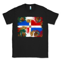 Black Mexican and Puerto Rico Flag Classic Tee - texasbilliewilder