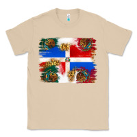 Mushroom Mexican and Puerto Rico Flag Classic Tee - texasbilliewilder