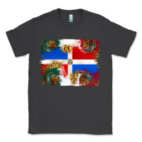 Smoke Mexican and Puerto Rico Flag Classic Tee - texasbilliewilder