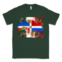 Sports Green Mexican and Puerto Rico Flag Classic Tee - texasbilliewilder