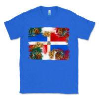 True Royal Mexican and Puerto Rico Flag Classic Tee - texasbilliewilder