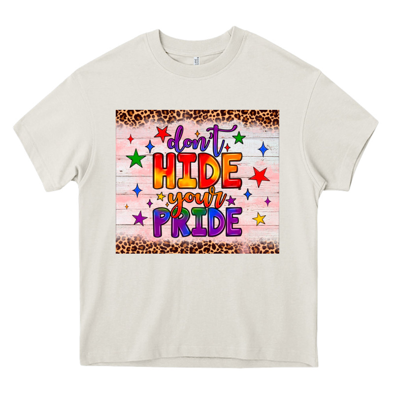 Don't Hide Your Pride Tumbler Heavy Core Tee by JahusDesignShop | Teevron