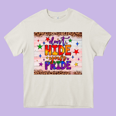 Don't Hide Your Pride Tumbler Heavy Core Tee Designed By Jahusdesignshop