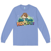 Colony Blue Little mister hops a lot Easter day Long Sleeve Tee - HowdyJamesFarm