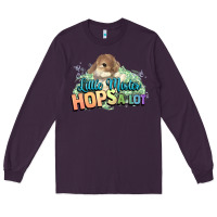 Plum Little mister hops a lot Easter day Long Sleeve Tee - HowdyJamesFarm