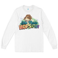 White Little mister hops a lot Easter day Long Sleeve Tee - HowdyJamesFarm