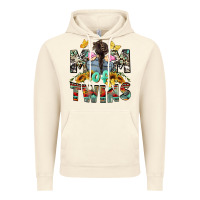 Vintage Artic mom of twins girls mother's day Vintage Hoodie - CowGirlArtShop
