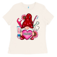 Bone valentines day dentist gnome Ladies Tee - RanaPortraitStore