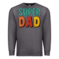 Charcoal Heather super dad Premium Sweatshirt - Artiststas