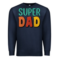 Navy super dad Premium Sweatshirt - Artiststas