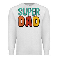 Oatmeal Heather super dad Premium Sweatshirt - Artiststas
