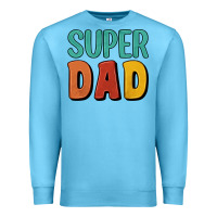 Ocean Blue super dad Premium Sweatshirt - Artiststas