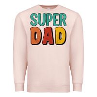 Pale Pink super dad Premium Sweatshirt - Artiststas