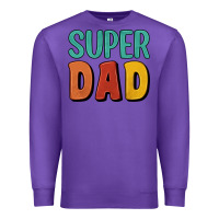 Purple super dad Premium Sweatshirt - Artiststas