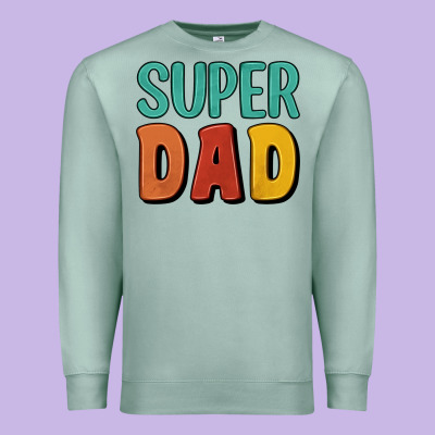 Super Dad Premium Sweatshirt Designed By Artiststas