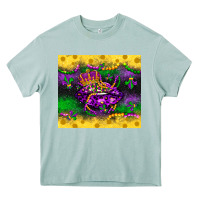 Arona mardi gras lips Heavy Core Tee - LillyAllenDesigns