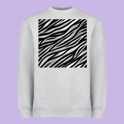 Zebra Seamless Pattern, Heavyweight Sweatshirt Designed By Bundleandbundleshop