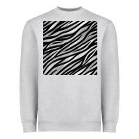 Heather Grey Zebra Seamless Pattern, Heavyweight Sweatshirt - BundleAndBundleShop