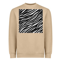 Mushroom Zebra Seamless Pattern, Heavyweight Sweatshirt - BundleAndBundleShop