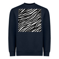 Navy Zebra Seamless Pattern, Heavyweight Sweatshirt - BundleAndBundleShop