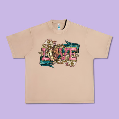 Love Horse Urban Heavy Tee Designed By Howdyjamesfarm