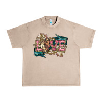 French Oak Love Horse Urban Heavy Tee - HowdyJamesFarm
