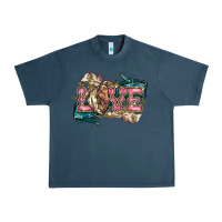 Midnight Navy Love Horse Urban Heavy Tee - HowdyJamesFarm