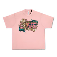 Salmon Love Horse Urban Heavy Tee - HowdyJamesFarm