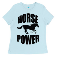 Baby Blue Horse Power Ladies Tee - Bettercallsaul