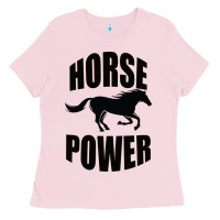 Bubblegum Pink Horse Power Ladies Tee - Bettercallsaul