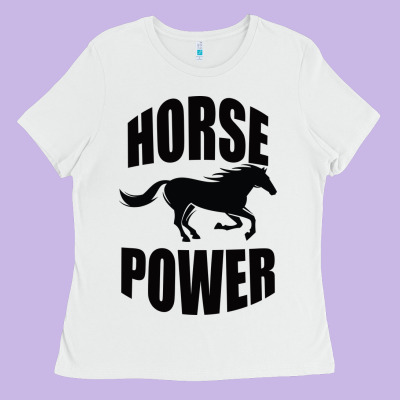 Horse Power Ladies Tee Designed By Bettercallsaul