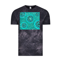Cloud Black glitter turquoise Vintage Tee - TumblerDesignByShophia