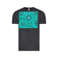 Vintage Black glitter turquoise Vintage Tee - TumblerDesignByShophia